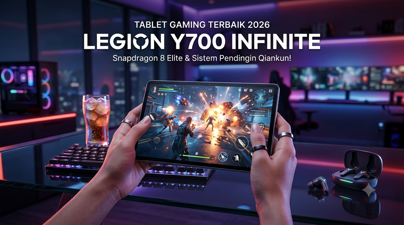 Lenovo Legion Y700 Infinite dan Sistem Pendingin Qiankun yang Mengubah Standar Tablet Gaming