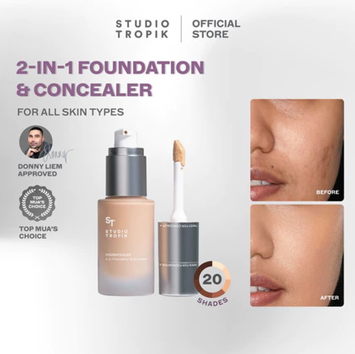 Foundation, Cushion, dan Two Way Cake Lokal Terbaik untuk Hasil Flawless