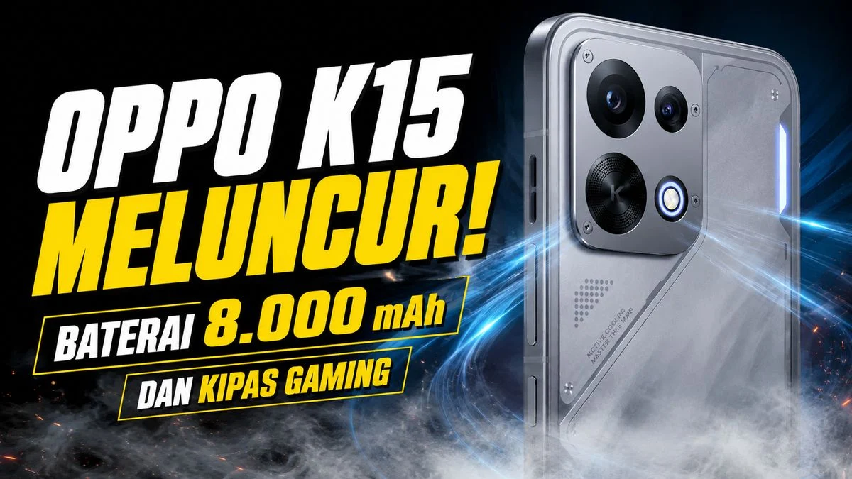 Oppo K15: Ponsel Gaming Baterai Jumbo yang Serius untuk Main Lama