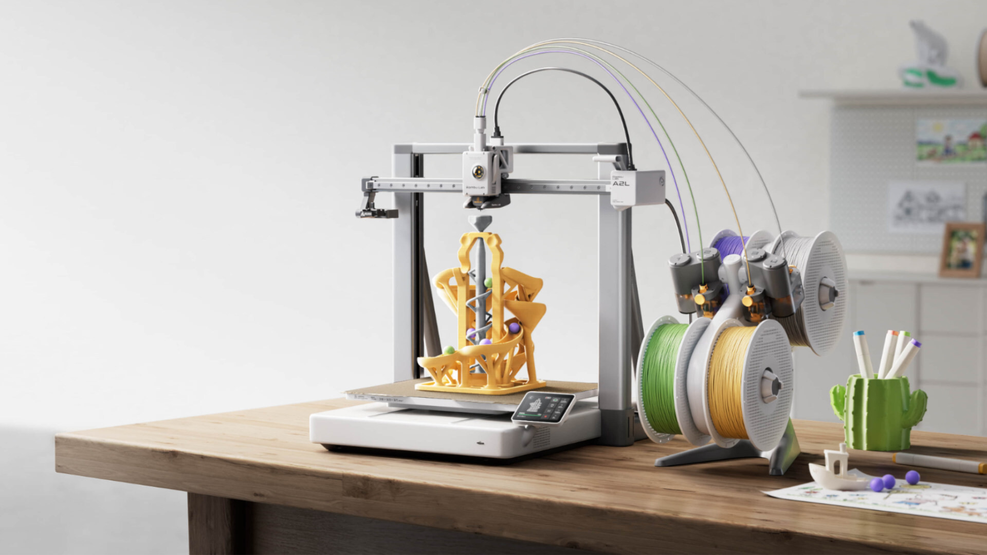 Printer 3D Format Besar Bambu Lab A2L Resmi Menggoyang Pasar Kreator