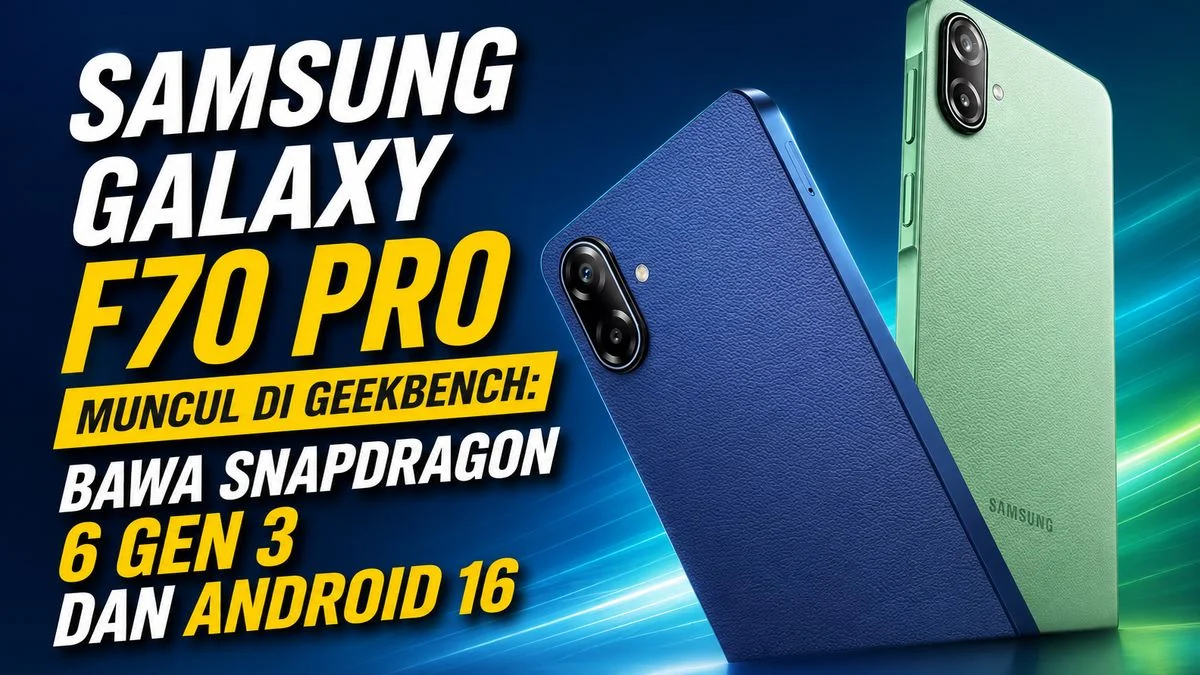 Samsung Galaxy F70 Pro di Geekbench: Mid-range Serius, Bukan Pelengkap