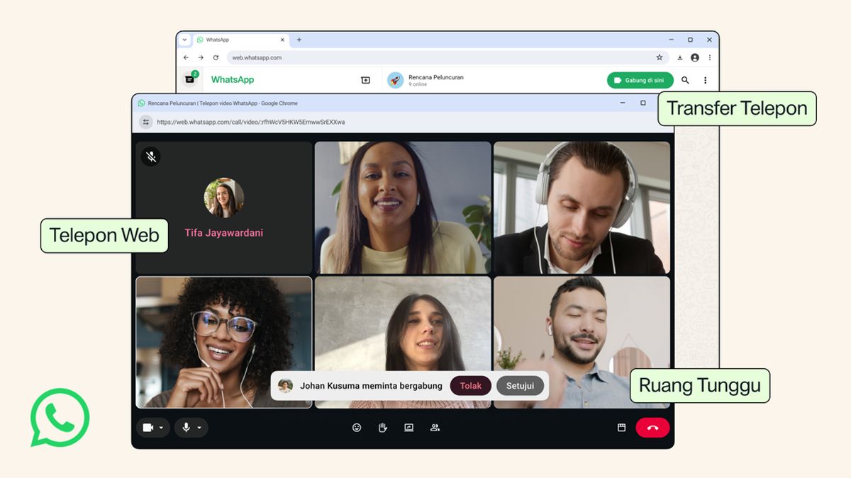 WhatsApp Web Kini Mendukung Panggilan Suara dan Video di Browser