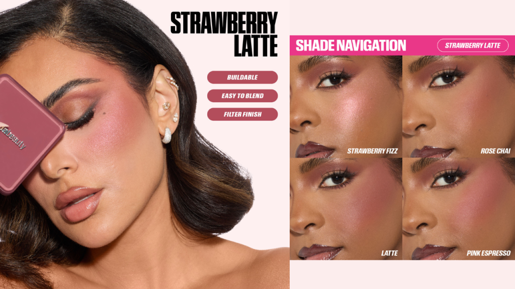 Strawberry Latte Makeup dengan Palet Mauve dan Nude Milky Lips