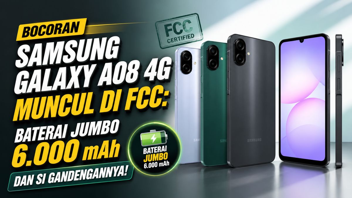 Samsung Galaxy A08 Bocor di FCC: Baterai 6.000 mAh Angkat Derajat Ponsel Entry-Level