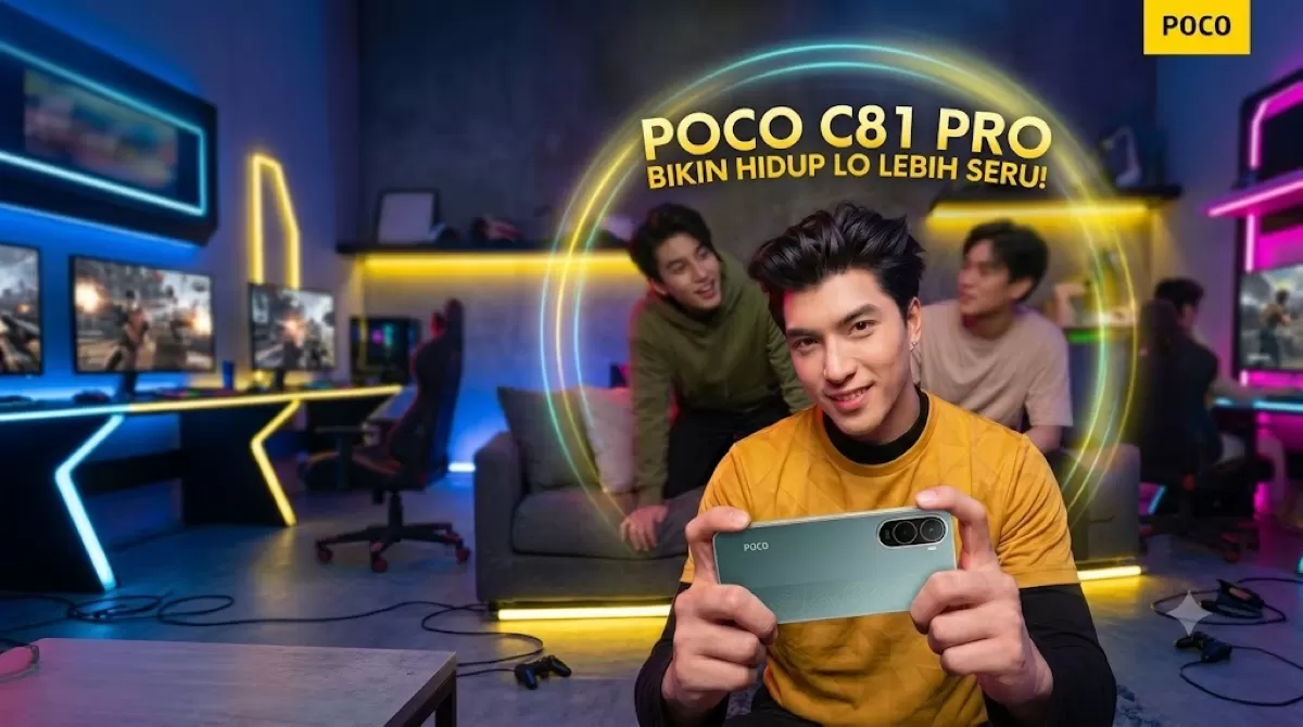 POCO C81 Pro: Gaming Phone Terjangkau dengan Baterai 6000 mAh dan Layar 120Hz