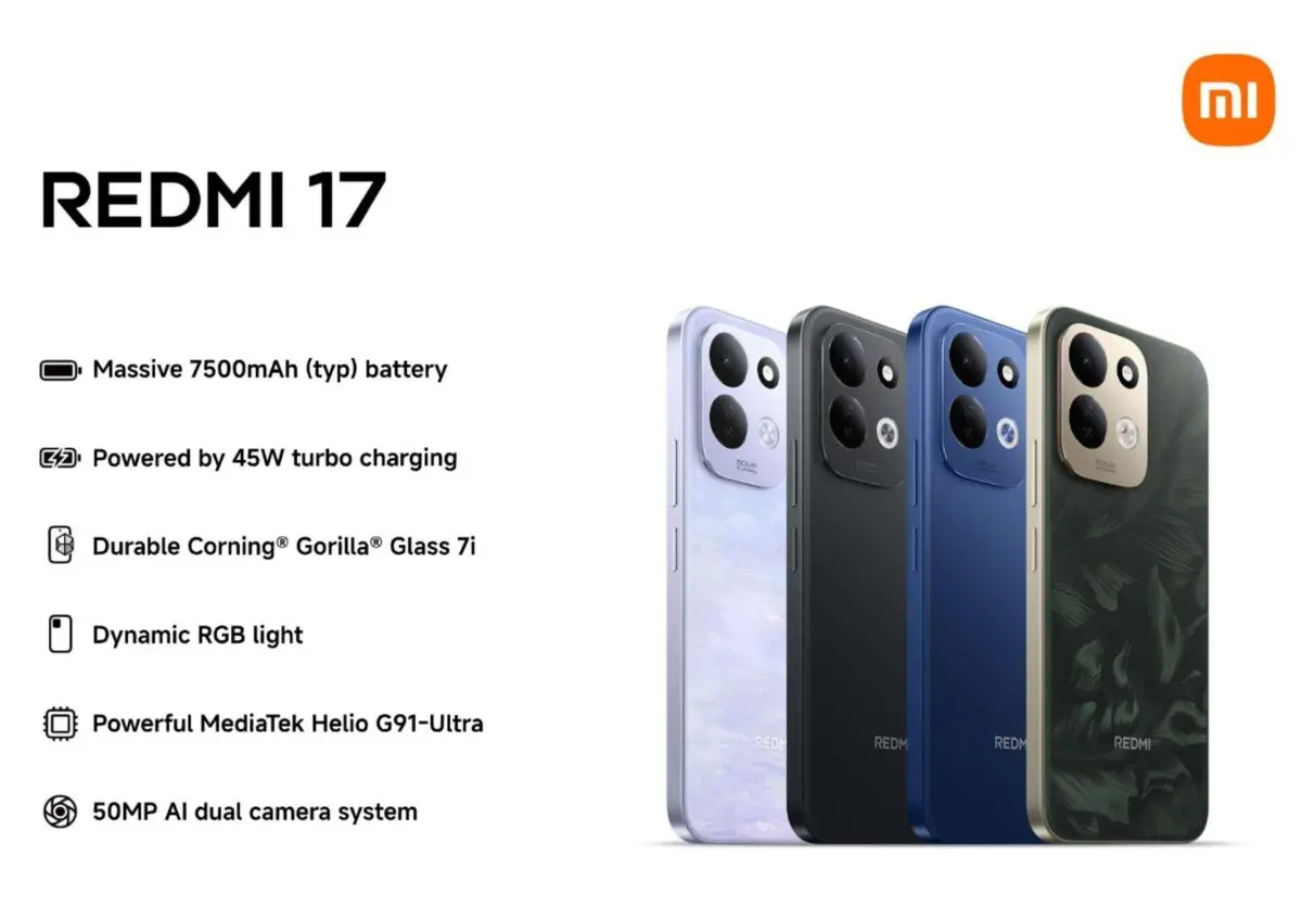Redmi 17 4G: Baterai 7.500 mAh dan Layar 120Hz di Kelas Entry-Level