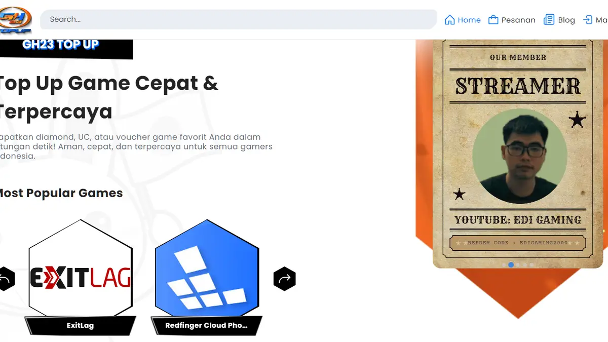 Platform Top Up Game Jadi Tulang Punggung Bisnis E-Commerce