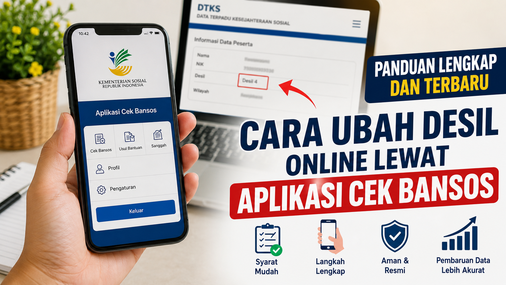 Cara Ubah Desil Bansos Online Lewat Aplikasi Cek Bansos