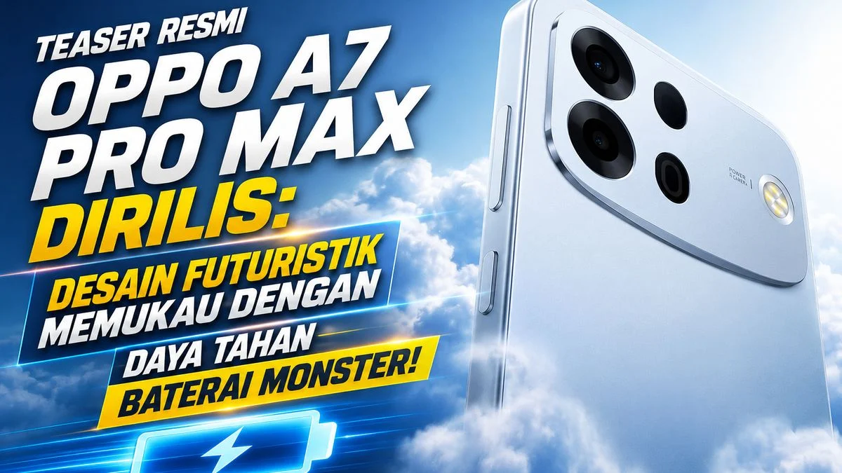 Oppo A7 Pro Max: Baterai 10.000 mAh dalam Bodi Tipis 8,47 mm