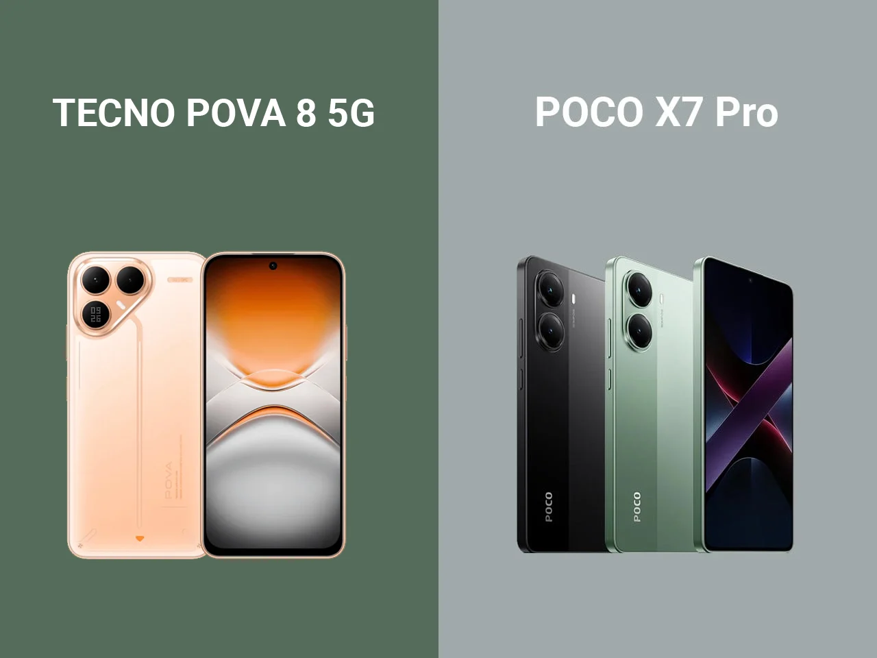 POCO X8 Pro vs Tecno Camon 50 Pro vs Infinix Note 60 Pro