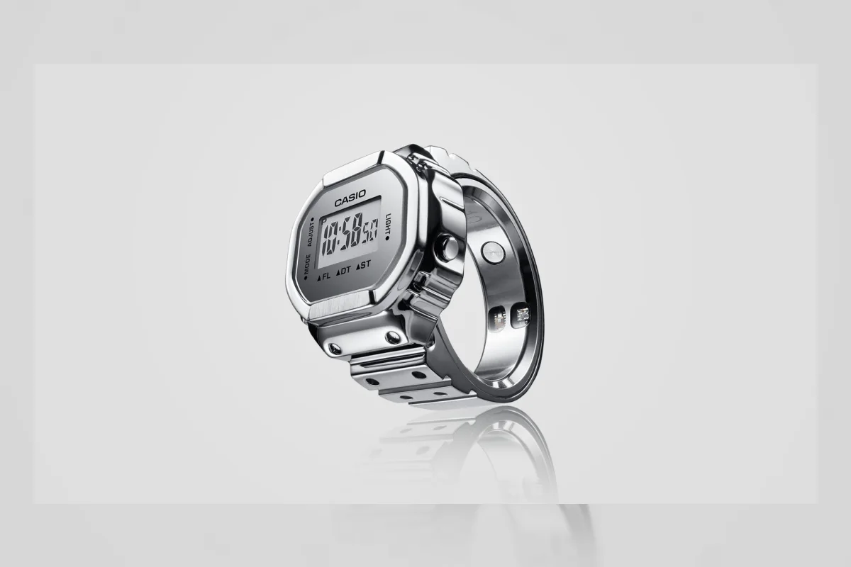 Casio CRW-H001M-8 Ring Watch: Cincin Pintar dengan Layar Digital Mini