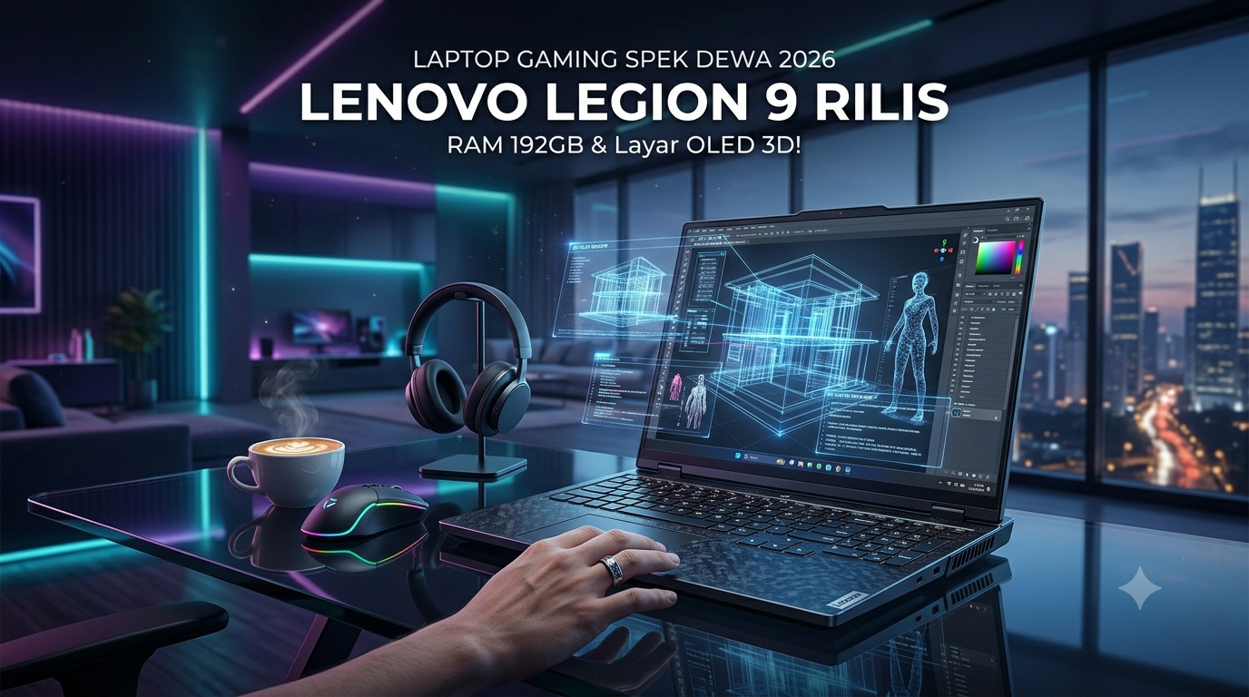 Lenovo Legion 9 18IAX10: Laptop Gaming 192GB RAM Paling Buas