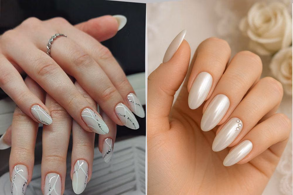 7 Desain Nail Art Putih yang Elegan dan Artistik