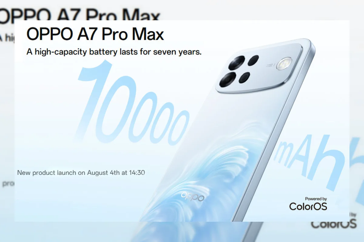 OPPO A7 Pro Max Resmi Hadir: Baterai 10.000 mAh dan Harga Mid-Range Premium