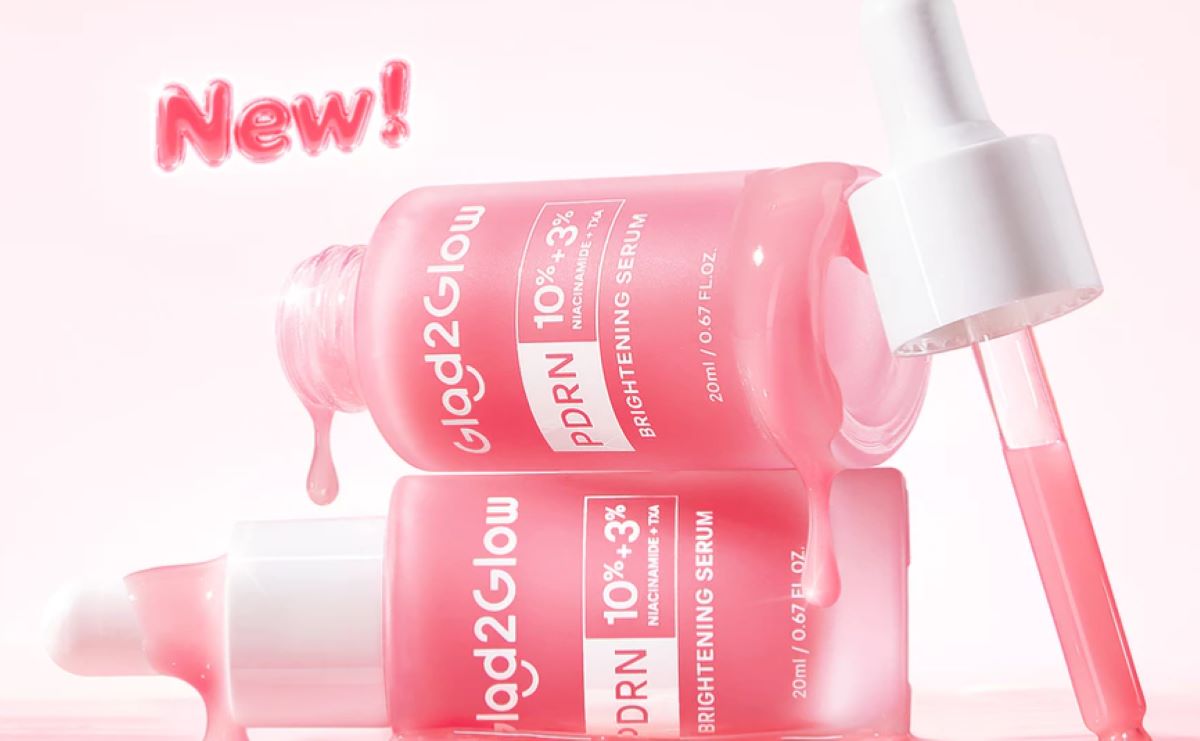 Glad2Glow PDRN Brightening Serum: Serum Pink untuk Kulit Cerah Glowing