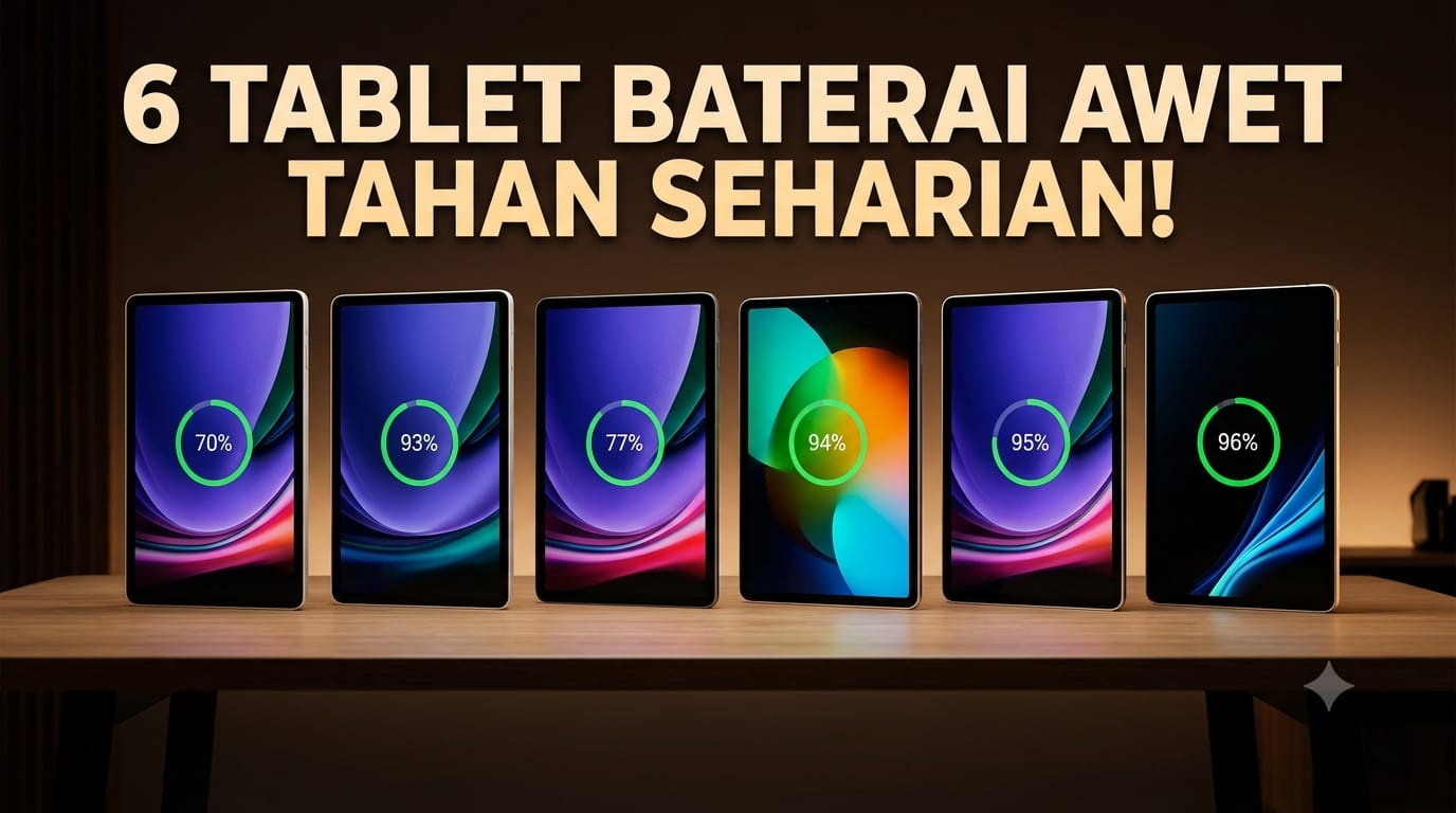 Tablet Rp1 Jutaan dengan Baterai Tahan Lama untuk Belajar dan Kerja Seharian