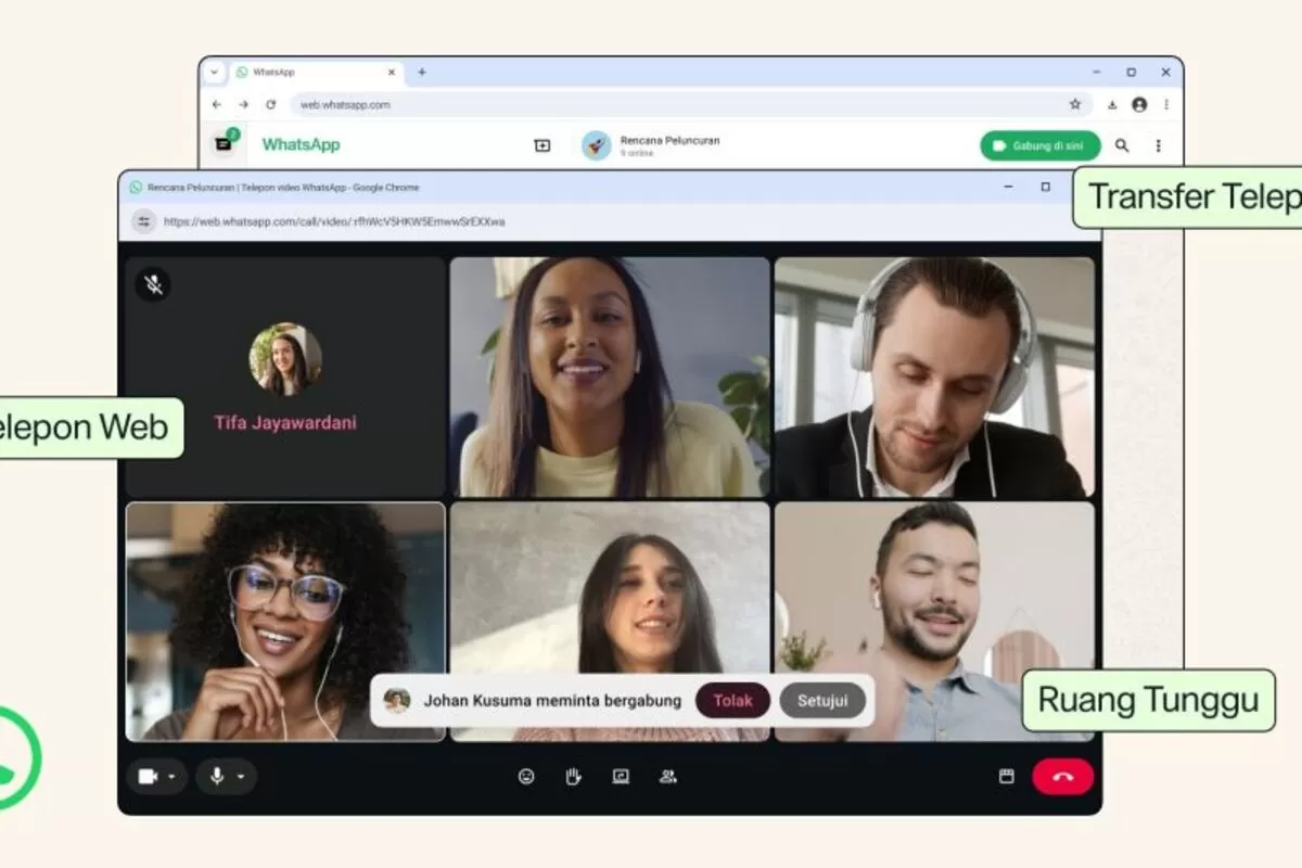 WhatsApp Web Kini Dukung Panggilan Suara dan Video Tanpa Aplikasi Desktop