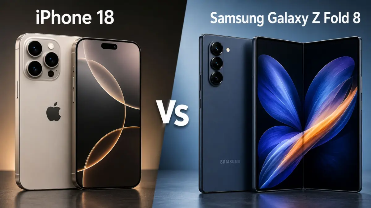 Ponsel Lipat vs Flagship Tradisional: Galaxy Z Fold 8 vs iPhone 18