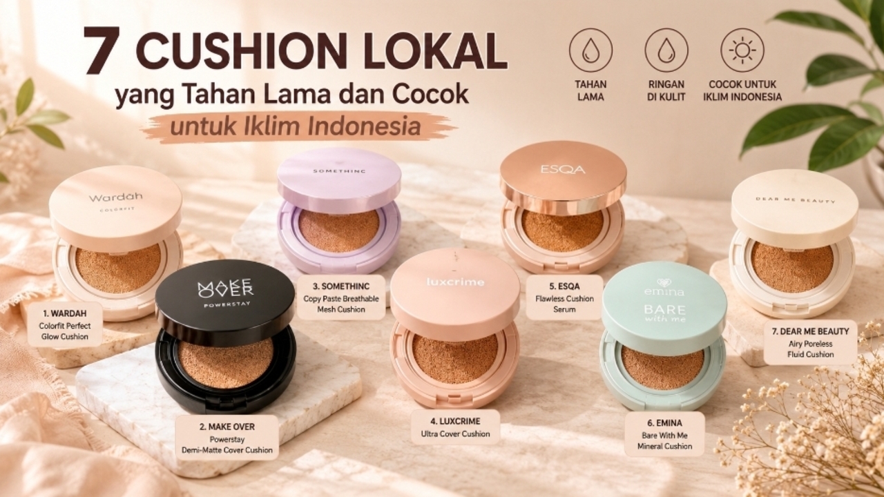 Cushion Foundation Tahan Lama untuk Iklim Tropis