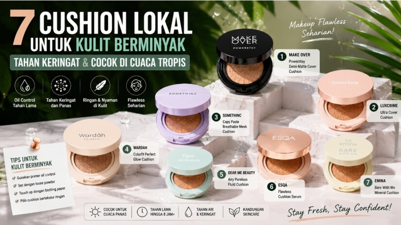 Cushion untuk Kulit Berjerawat: Cara Memilih Formula yang Tidak Memicu Iritasi
