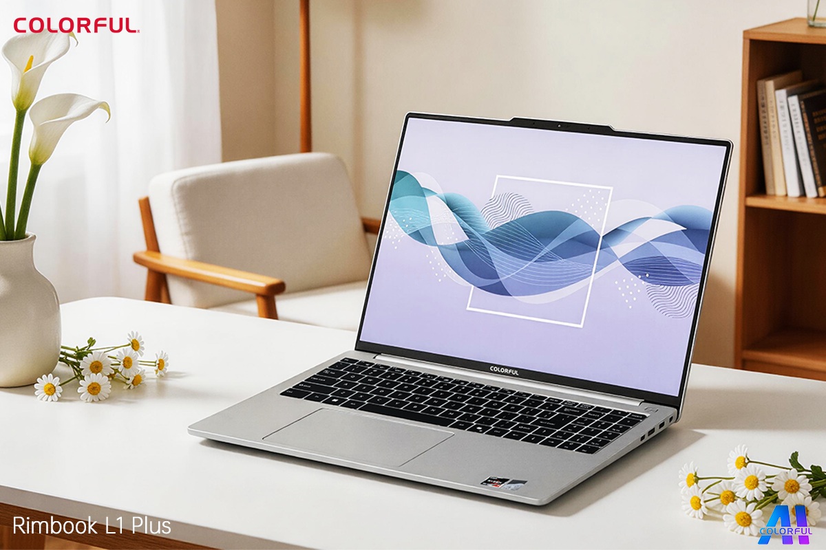 Colorful Rimbook L1 Plus: Laptop Ryzen 7 2,5K 120Hz untuk Mobilitas Tinggi