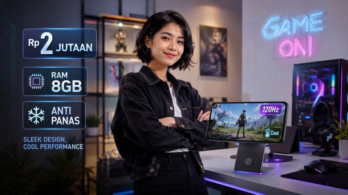 5 Ponsel Gaming Layar 120Hz Terbaik di Bawah 2,5 Juta