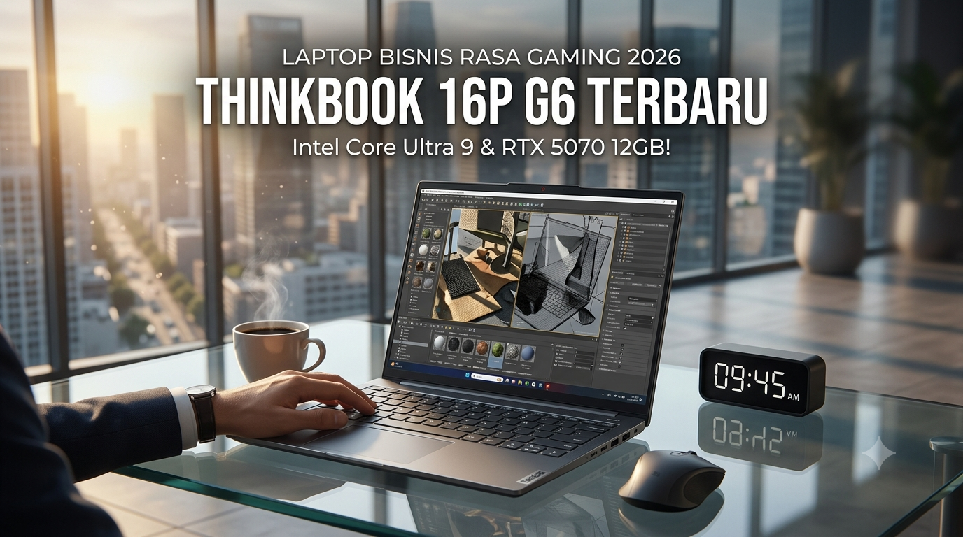 Lenovo ThinkBook 16p G6 vs Legion 9 18IAX10 untuk Rendering dan Desain