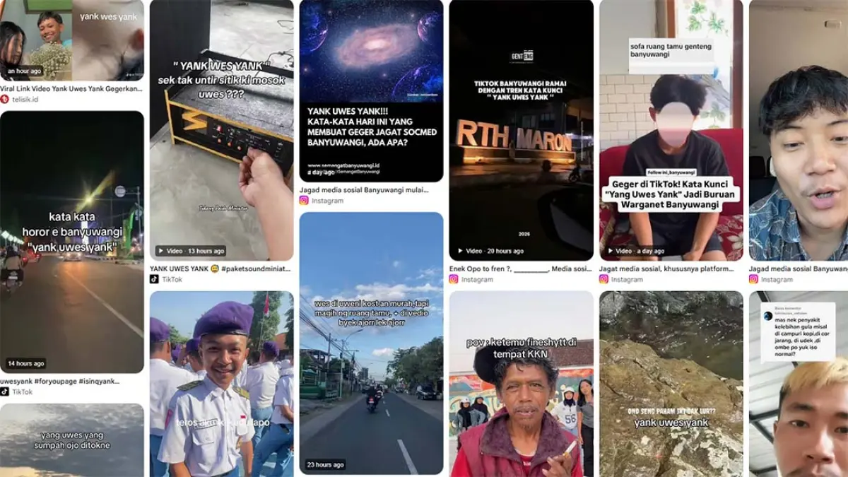 Dari “Yank Uwes Yank” hingga “Sakedung Kading”: Misteri Tren Viral TikTok