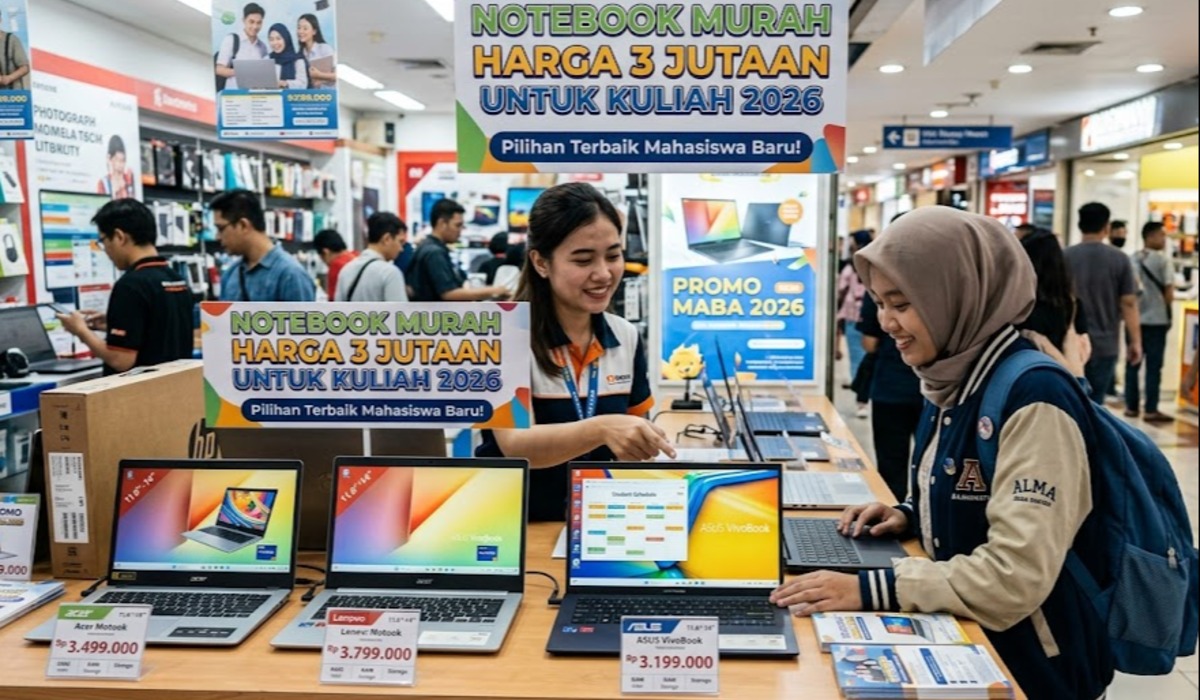 7 Laptop Murah Rp3 Jutaan Terbaik untuk Mahasiswa
