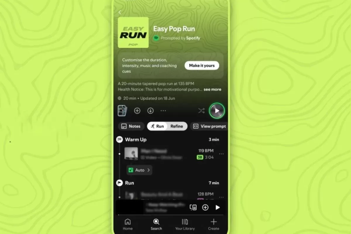 Spotify Running Mode: AI Playlist yang Mengikuti Tempo Lari Anda