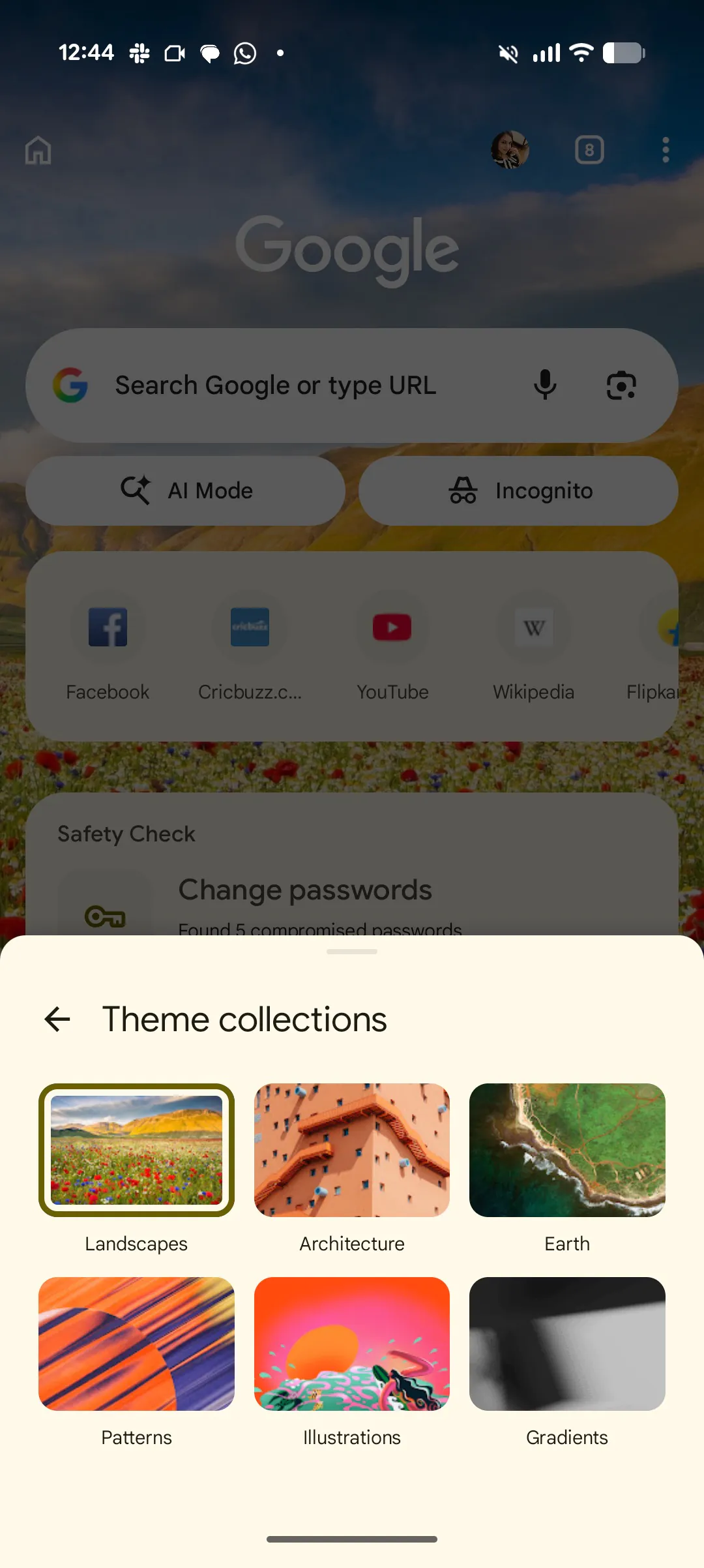 Chrome Android Kini Bisa Ubah Wallpaper Tab Baru
