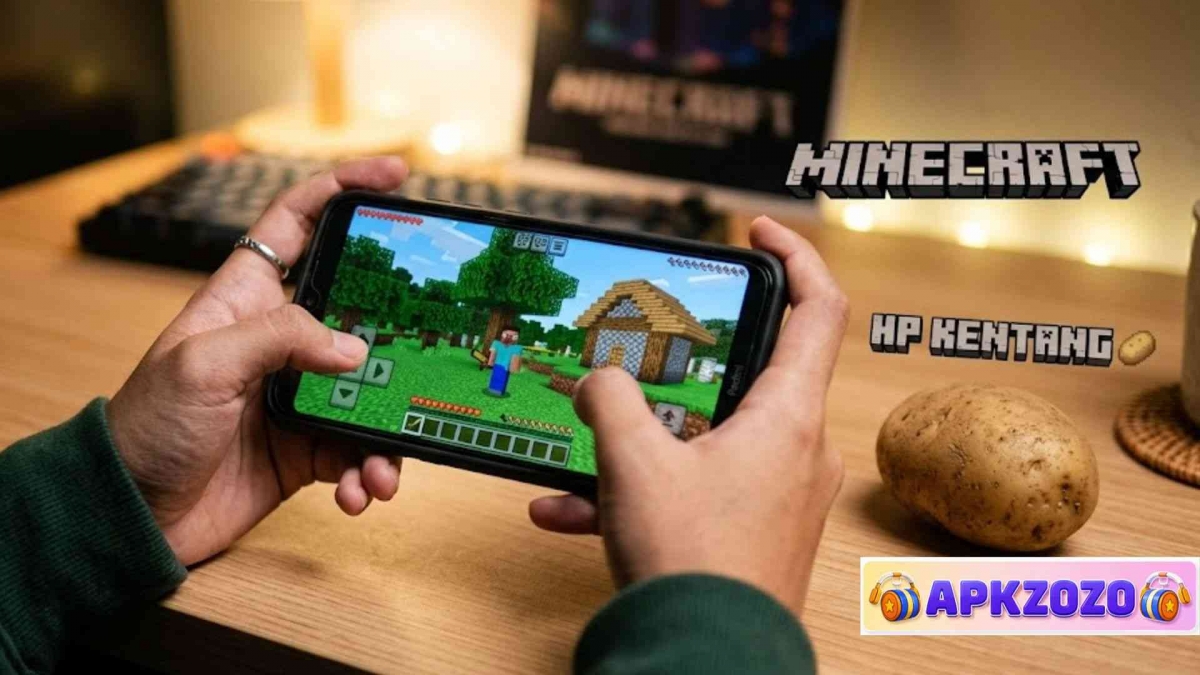 Mainkan Minecraft Bedrock di HP Kentang Tanpa Lag