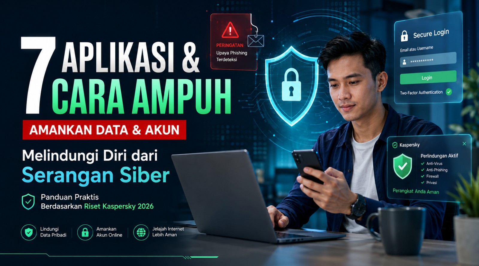 7 Aplikasi Keamanan Terpercaya untuk Lindungi Smartphone dari Ancaman Siber Terbaru