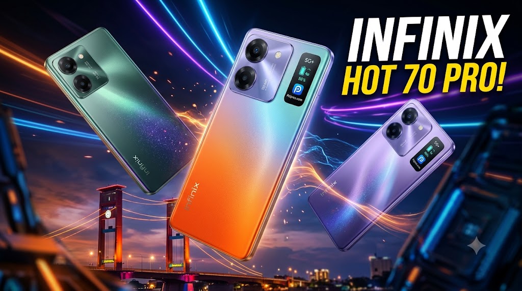 Infinix Hot 70 vs Hot 70 Pro: Layar Mini dan Bodi Berubah Warna