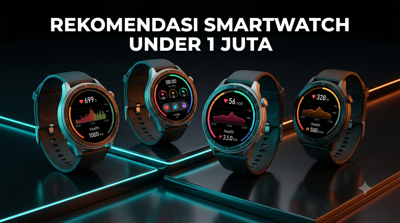 Smartwatch Terbaik di Bawah Rp1 Juta dengan Layar AMOLED dan Panggilan Bluetooth
