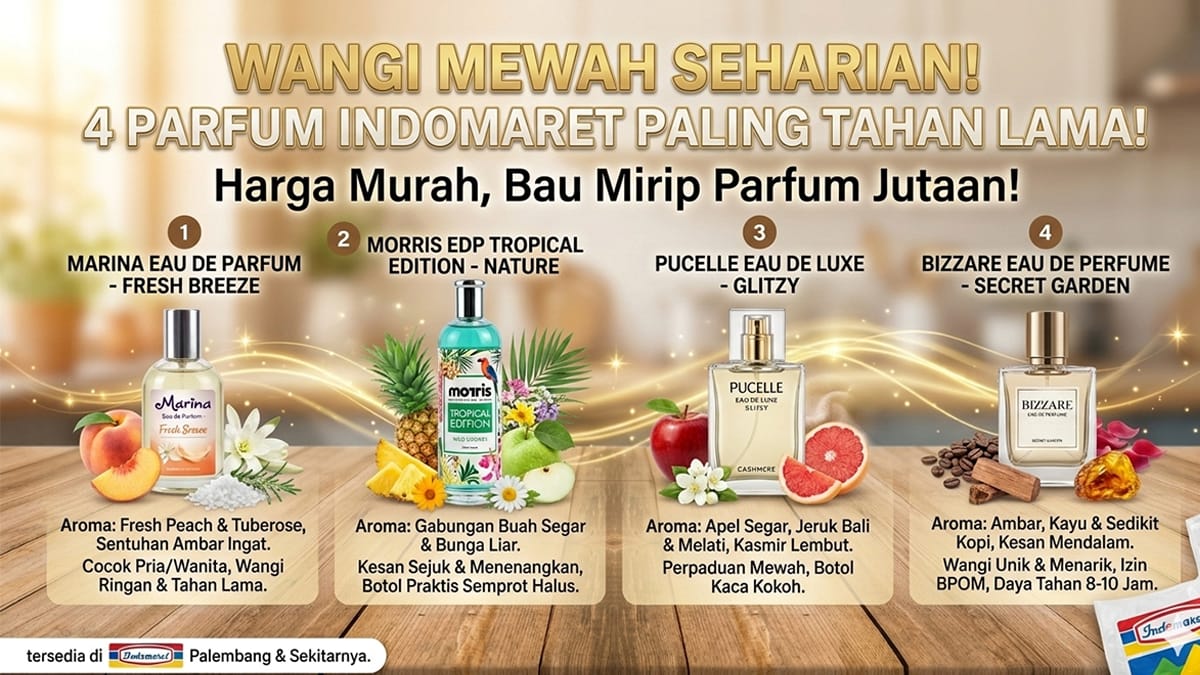 7 Parfum Pria Minimarket Tahan Lama yang Wajib Dicoba