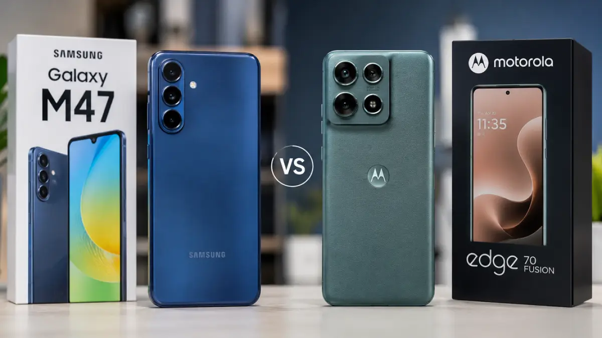 Galaxy M47 vs Edge 70 Fusion: Mana yang Lebih Worth It?