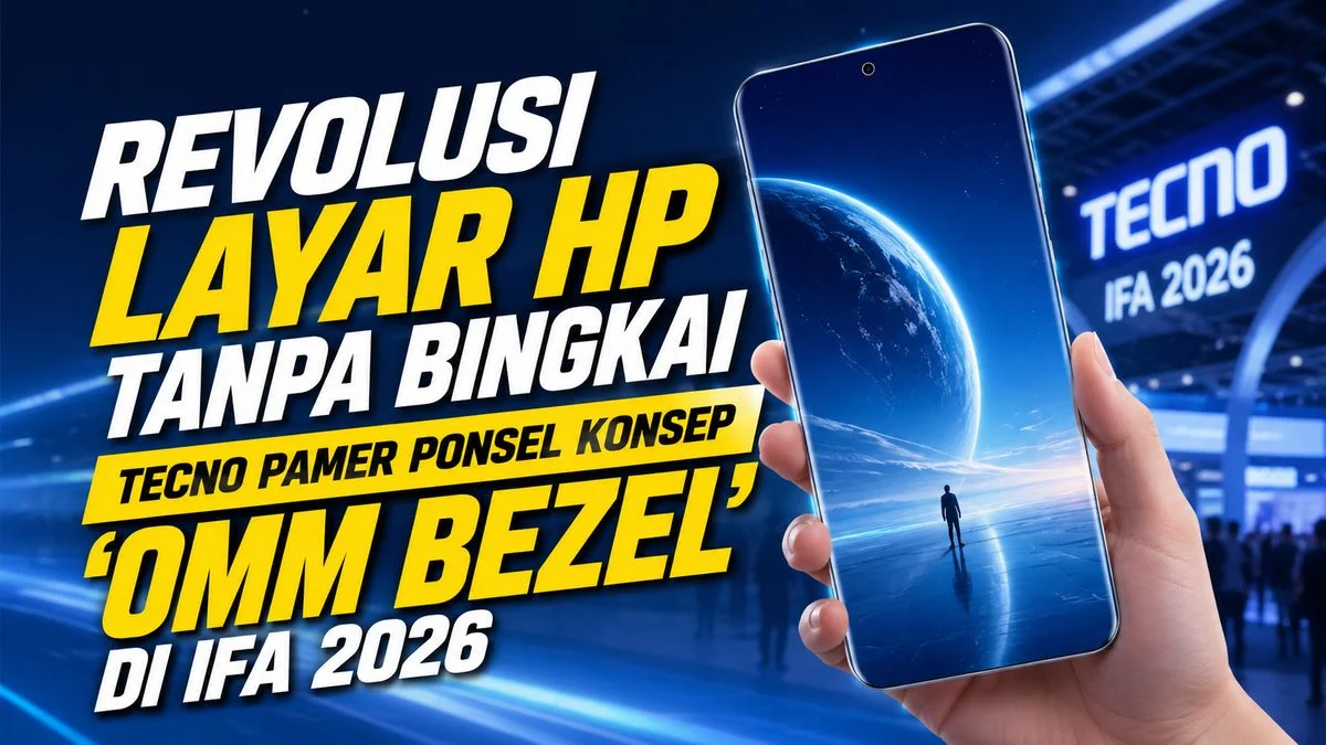 Smartphone Tanpa Bezel Tecno: Lompatan Besar atau Sekadar Gimik?