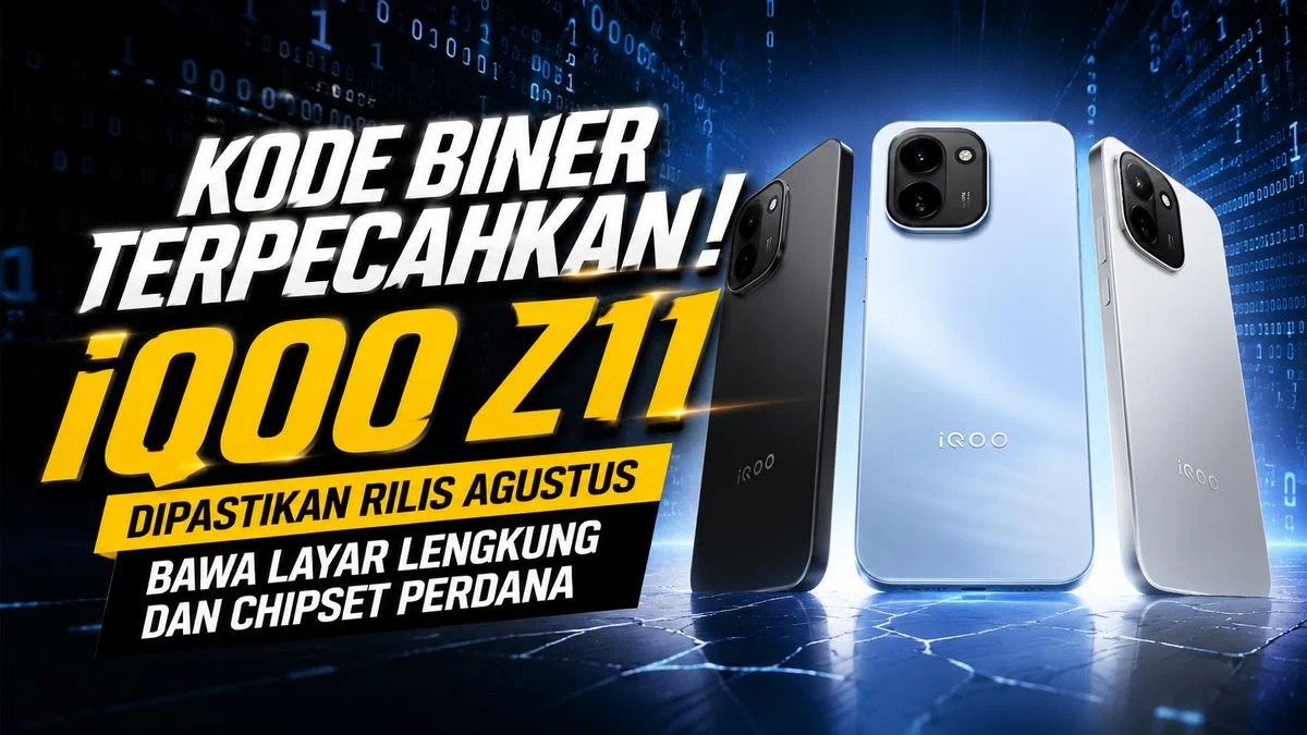 iQOO Z11 Resmi 20 Agustus: Desain Pixel-Style dan Layar Lengkung 3D