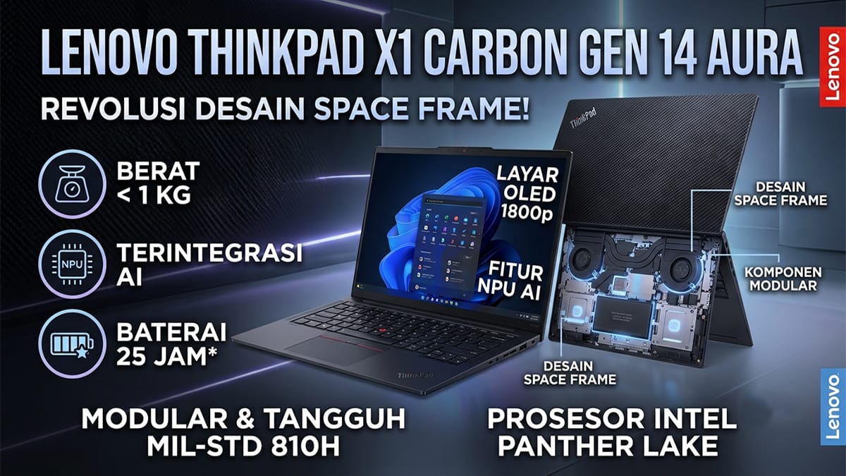 Layar OLED vs IPS di ThinkPad X1 Carbon Gen 14