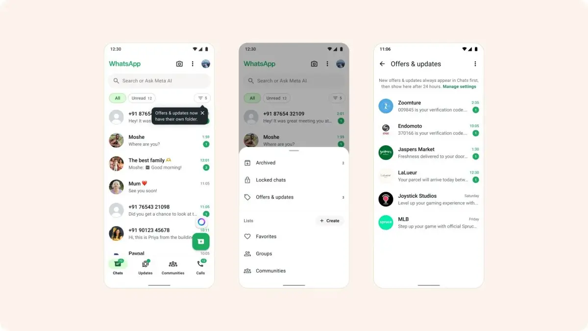 Folder Chat WhatsApp Baru, Penyelamat Inbox dari Banjir Promo