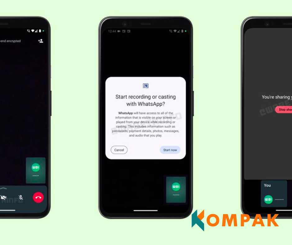 Panduan Lengkap Share Screen di WhatsApp di Semua Perangkat