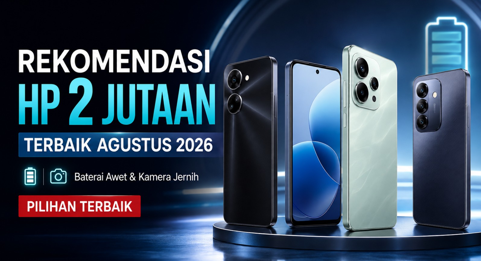 7 HP 2 Jutaan Terbaik: Kamera 108MP, Baterai Awet, RAM 8GB