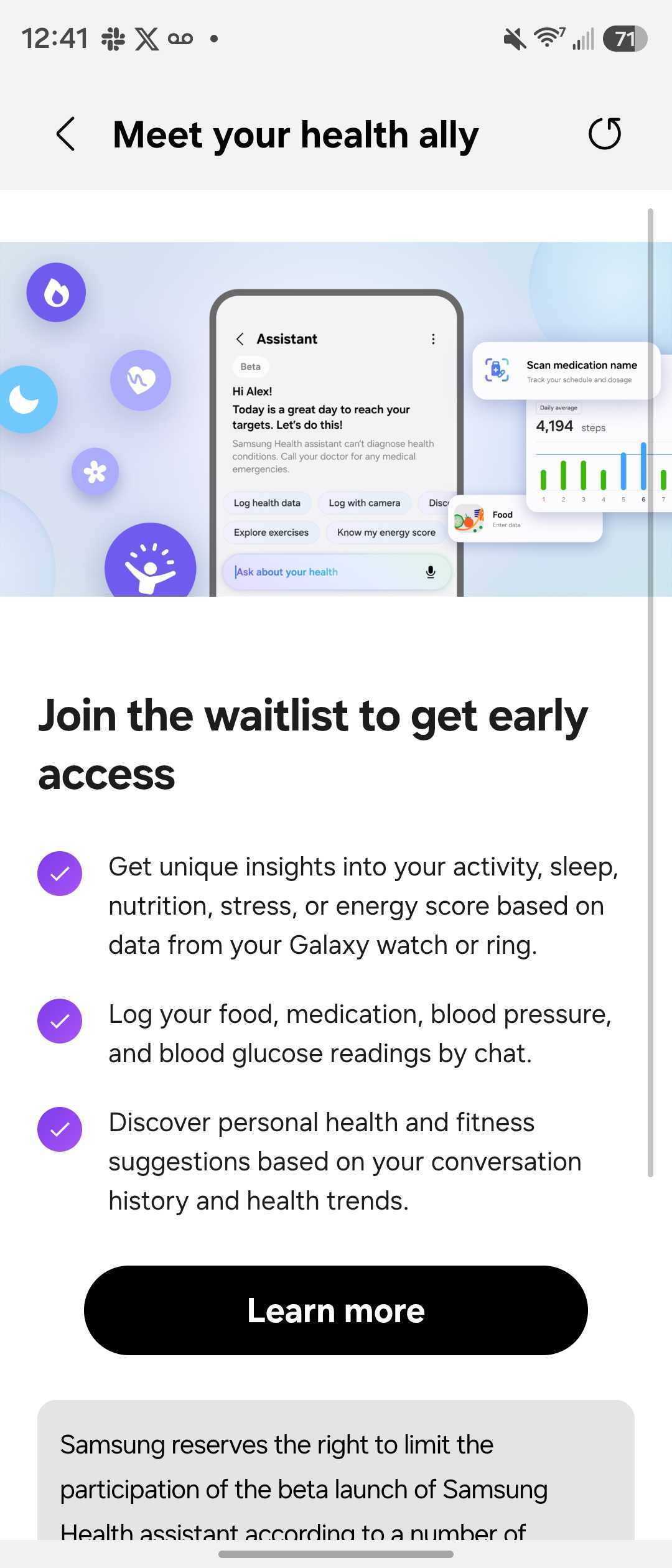 Asisten AI Kesehatan Samsung Hadir di Smartwatch