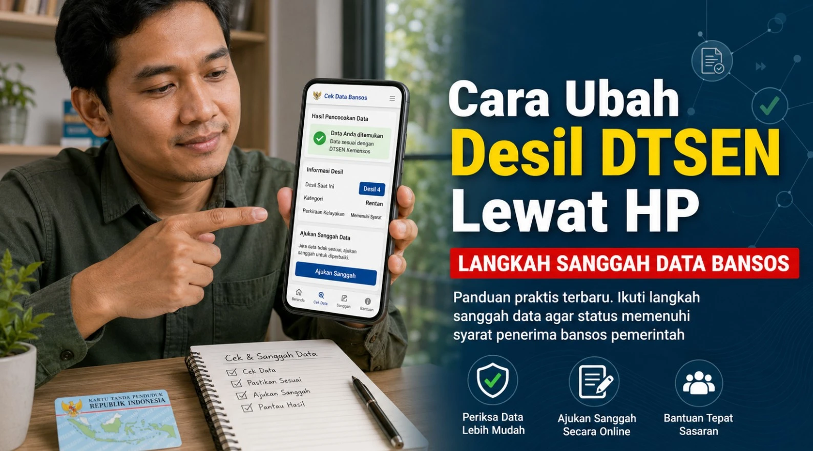 Panduan Lengkap Ubah Desil DTSEN di Aplikasi Cek Bansos