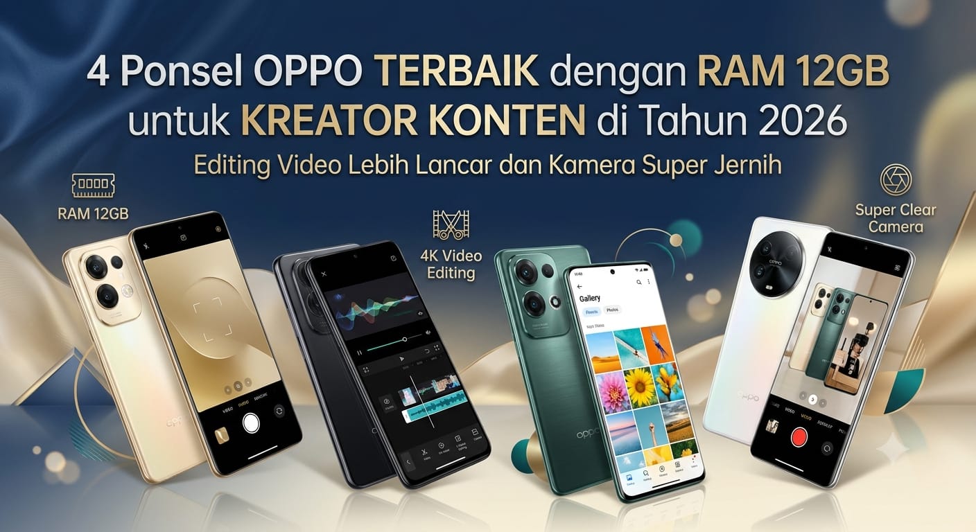 HP Android RAM 12GB Terbaik untuk Content Creator