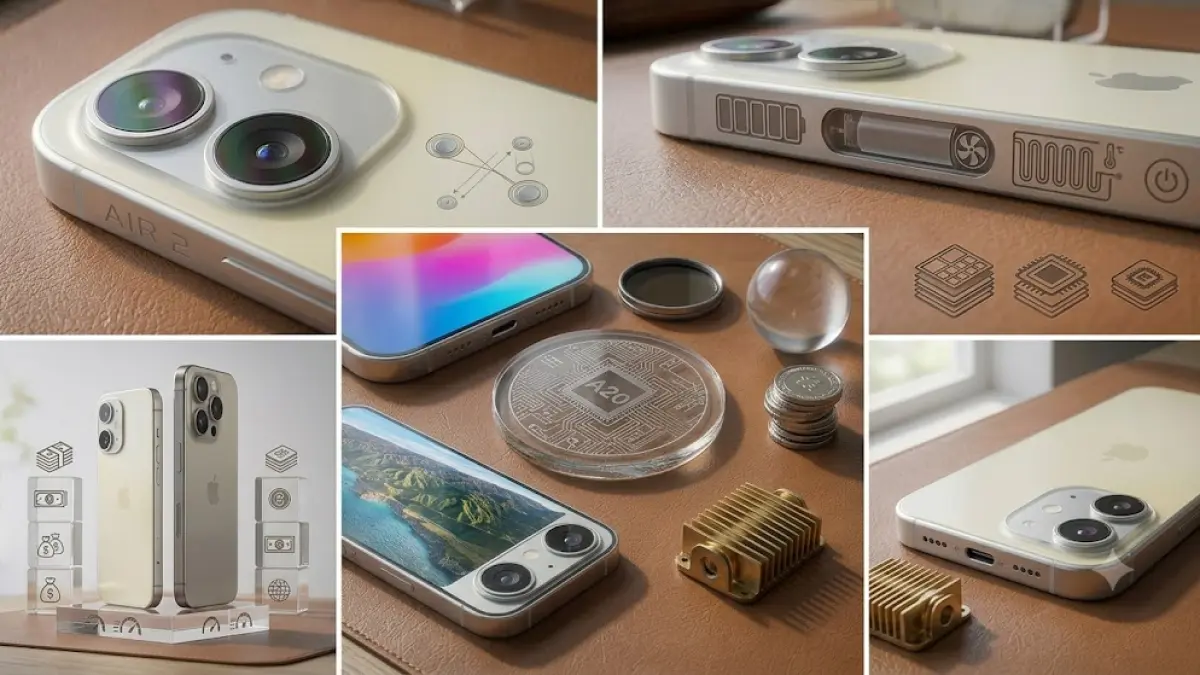 iPhone Air 2: Kamera Ganda, Chip A20, dan Baterai Lebih Besar