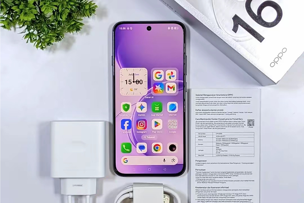 Oppo Reno16 F 5G Eco Pack: Memori Ganda dan Baterai 7000 mAh di Kelas Menengah