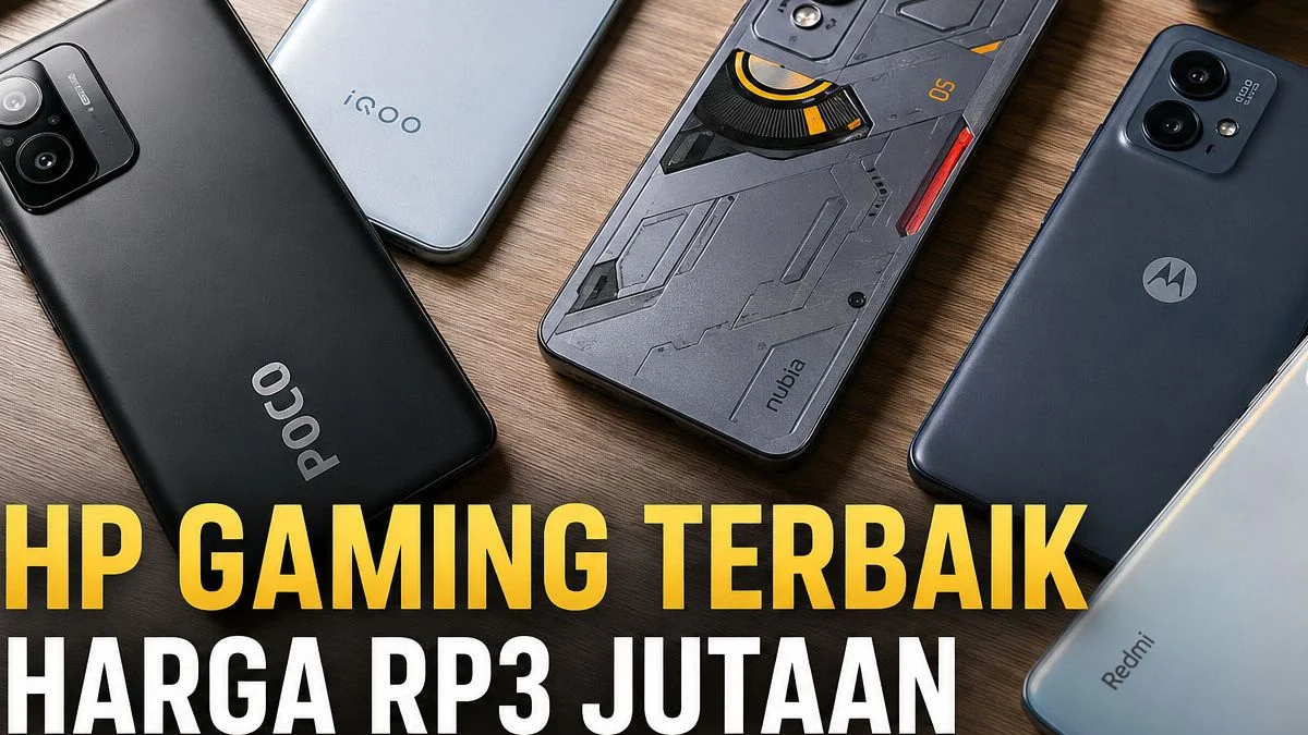 7 HP Gaming Rp2-3 Jutaan Terbaik: Layar 120Hz, Chipset Kencang, Baterai Besar