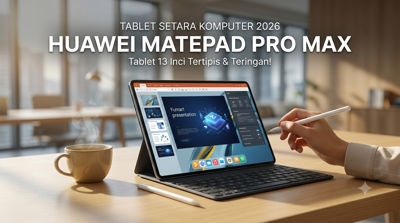 Tablet Ultra-Tipis 4,7 mm: Huawei MatePad Pro Max vs Tablet Premium Lain